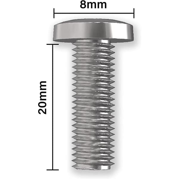 M8×20 Șurub torbant zincat – autofiletant – pachet 50 buc