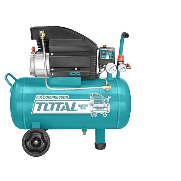 Compresor Aer pe Ulei TOTAL, 50L, 8 Bari, 1100W (1.5CP)