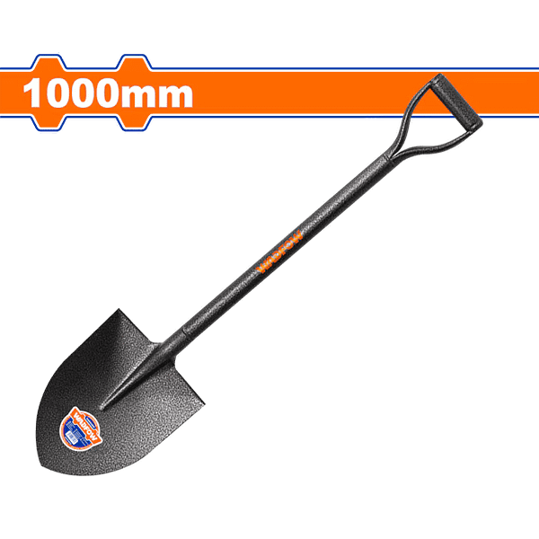 Cazma Wadfow, lungime 100cm, cu maner, dimensiuni cap 29.5x22.5cm, otel carbon, negru