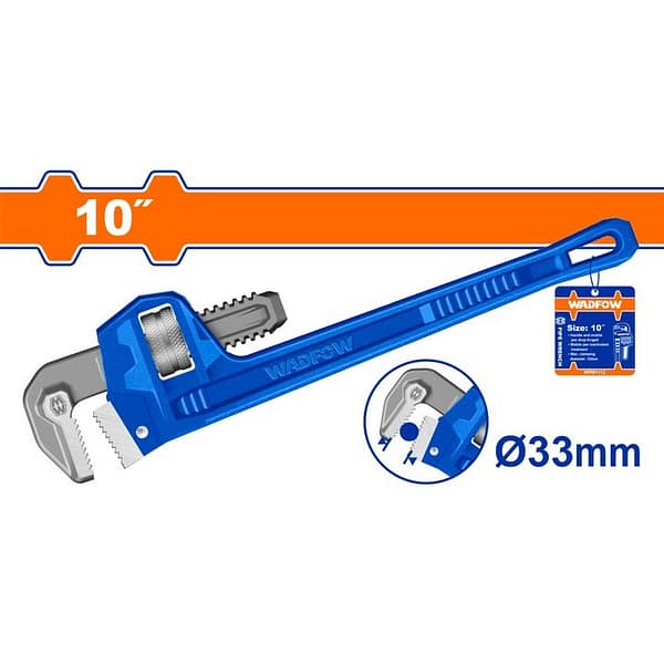 Cleste mops Wadfow, dimensiune 10"/254mm, diametru maxim de prindere 33mm, otel carbon