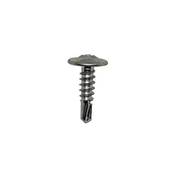 Șurub autoforant 4,2x19 mm cap plat + șaibă – încrucișat PH2