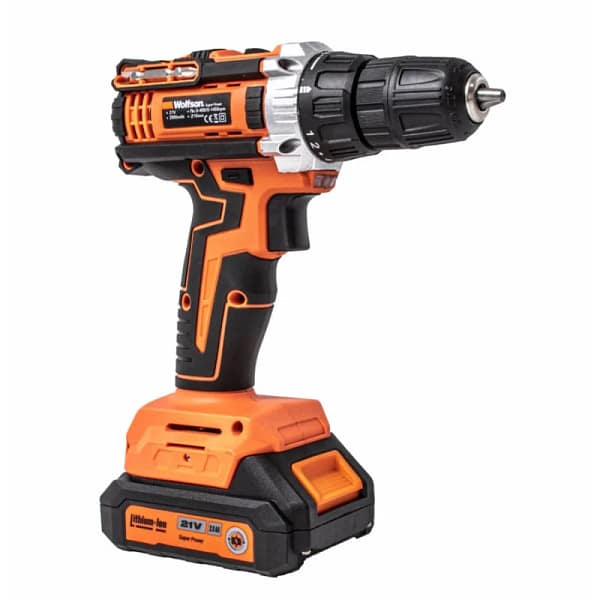 Mașină de Găurit cu Acumulator Wolfson 21V - 2.0Ah | Libertate și Putere pentru Bricolaj și Montaj