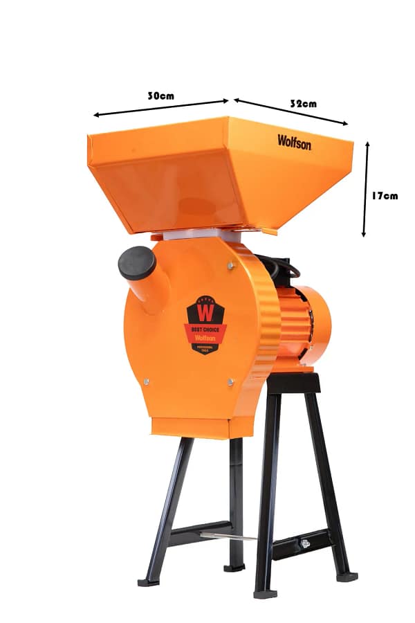 Moară pentru cereale Wolfson cu suport metalic, 200kg/h